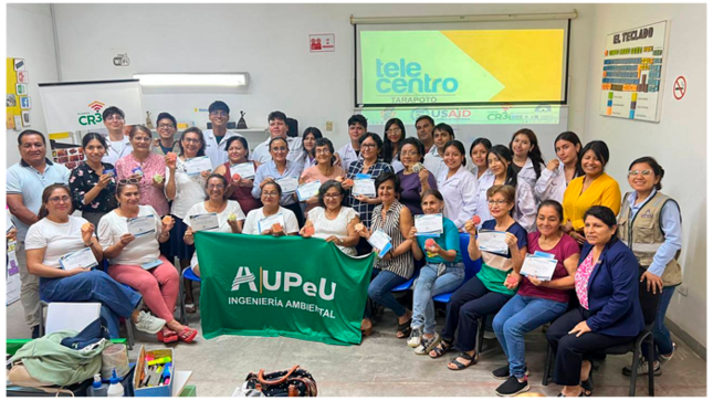 Clausuran Taller: Elaboración de jabón de aceite reciclado. 