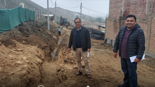 Comprometidos con el bienestar: Municipalidad supervisa instalación de agua potable en Bellavista