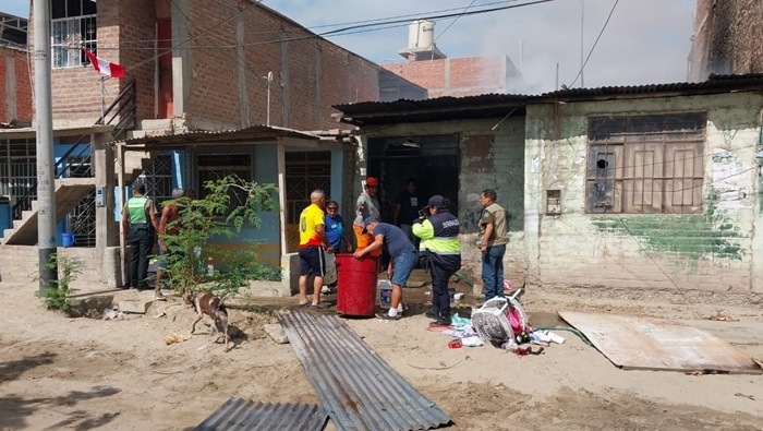 Serenazgo presta apoyo en incendio