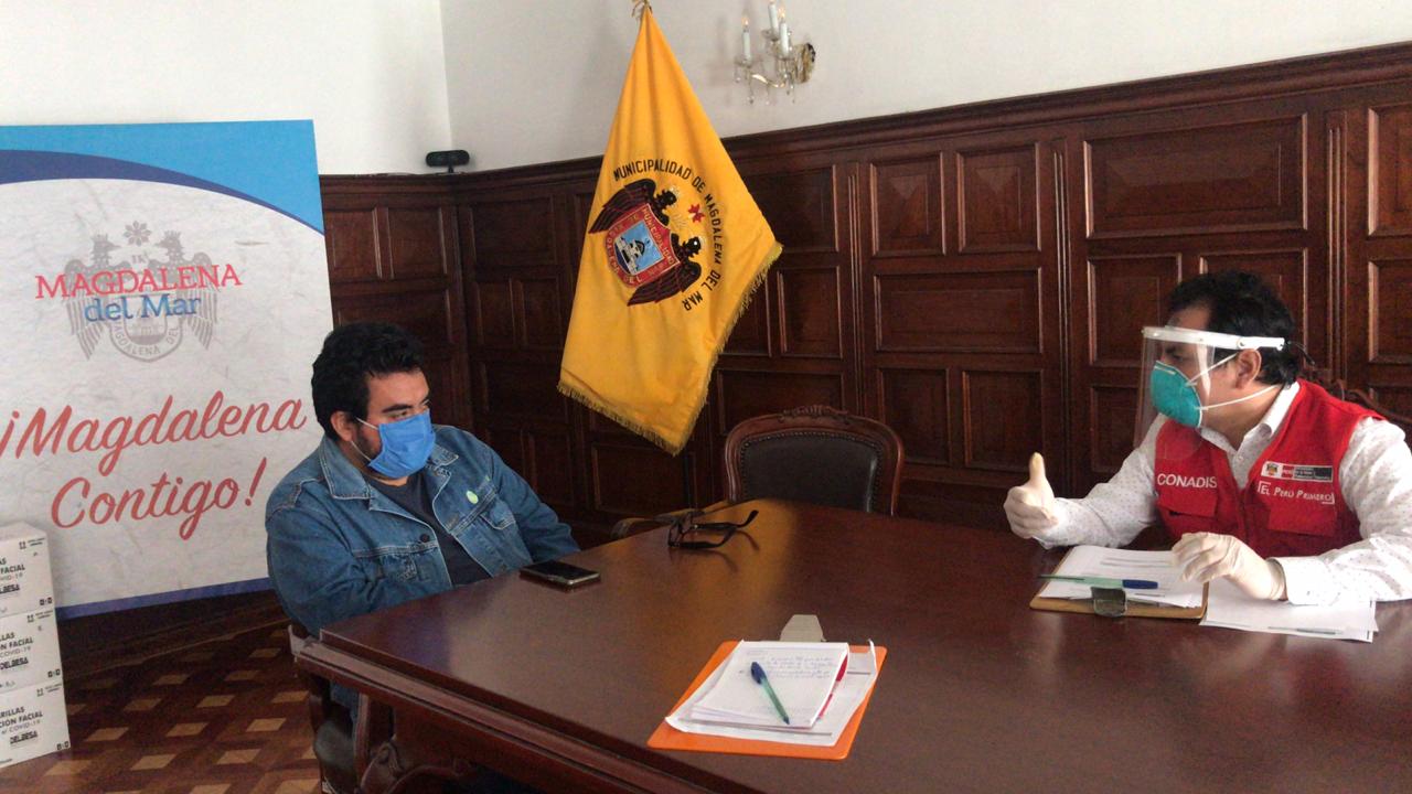 CONADIS, realizó una fiscalización en la municipalidad distrital de Magdalena el Mar