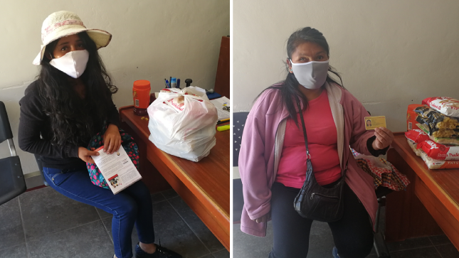 entrega de donaciones