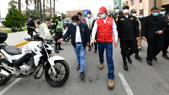 Ministro del Interior recalcó que la nueva flota será de gran ayuda para frenar la criminalidad.