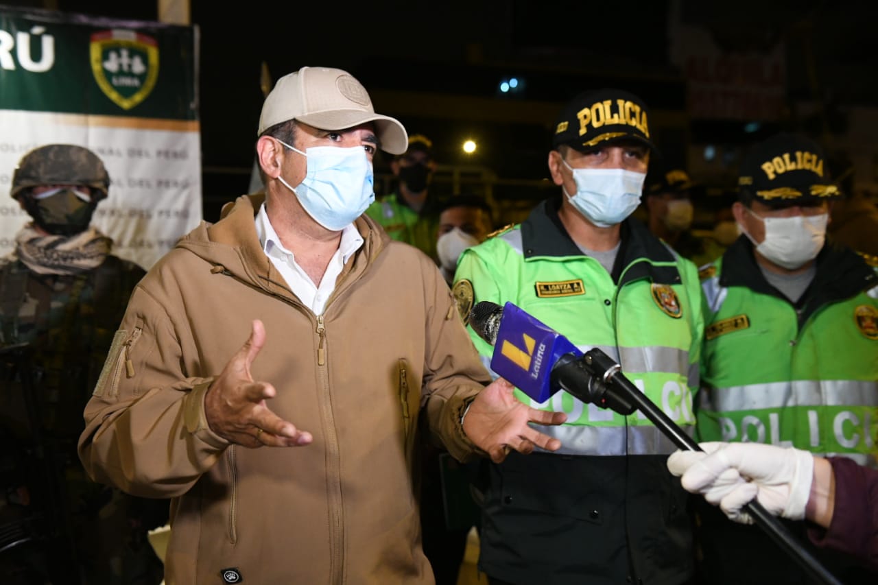 Cinco bandas desarticuladas y 36 detenidos dejó megaoperativo en Lima Norte.