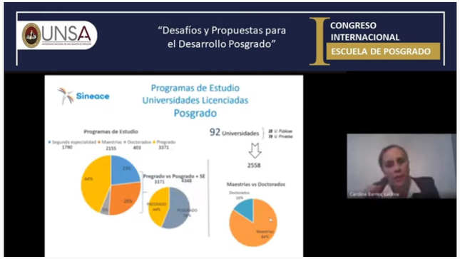 Carolina Barrios Valdivia, presidenta del CDAH del Sineace