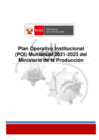 Vista preliminar de documento Plan Operativo Institucional Multianual 2020-2023