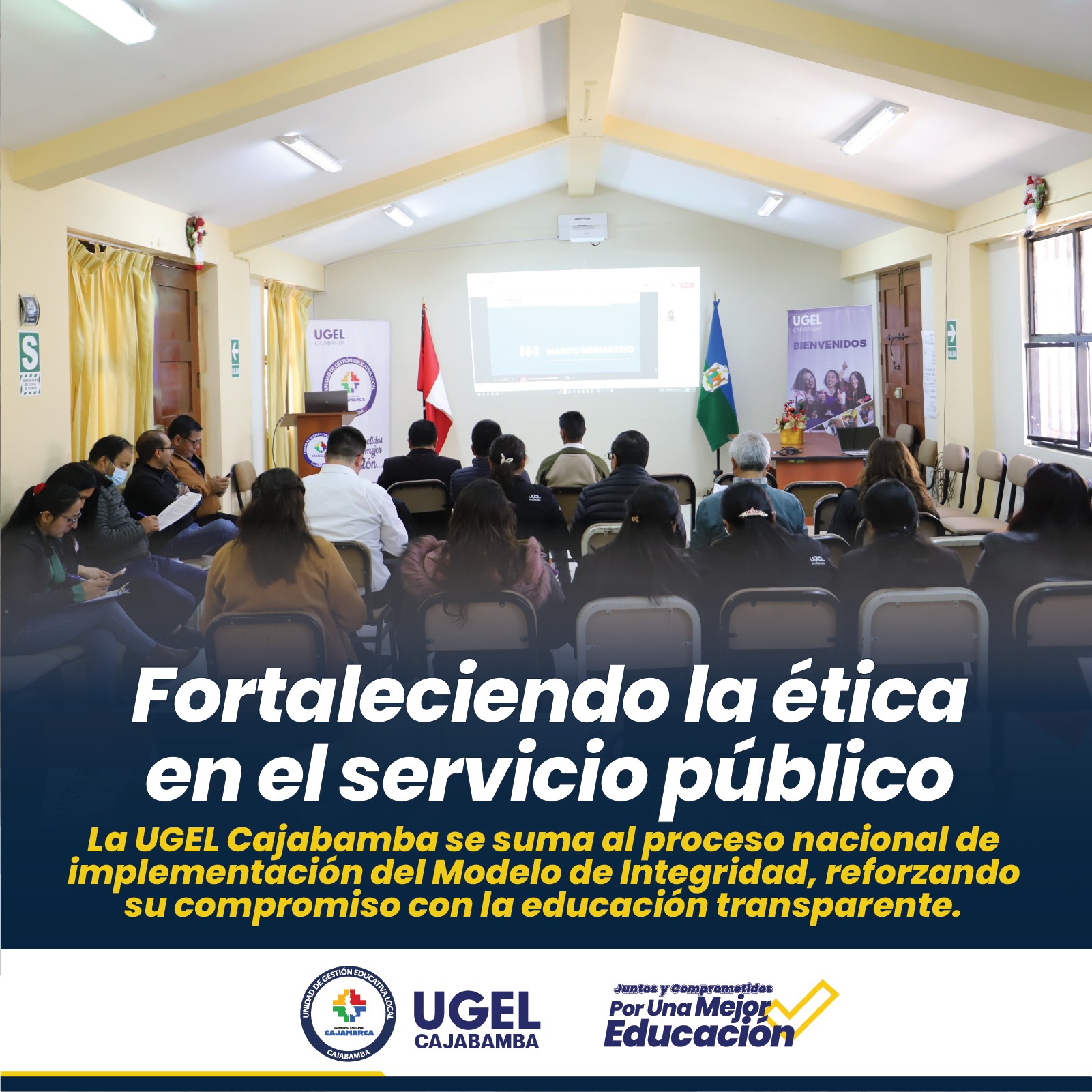 Foto del momento de la capacitación