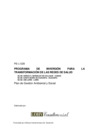 Vista preliminar de documento PROGRAMA DE INVERSIÓN PARA LA TRANSFORMACIÓN DE LAS REDES DE SALUD - Lurin Collique huachipa