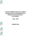 Vista preliminar de documento Plan de Gobierno Digital Conadis 2020 - 2023