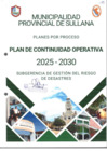 Vista preliminar de documento PLAN DE CONTINUIDAD OPERATIVA 2025 - 2030