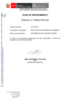 Vista preliminar de documento AVISO DE SINCERAMIENTO - INFOBRAS - IV TRIMESTRE 2025