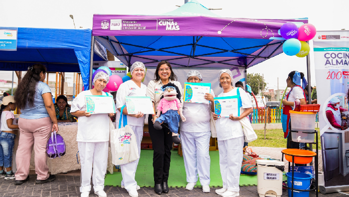 Midis: socias de cocina de Cuna Más recibieron merecido reconocimiento por su labor en favor de la primera infancia