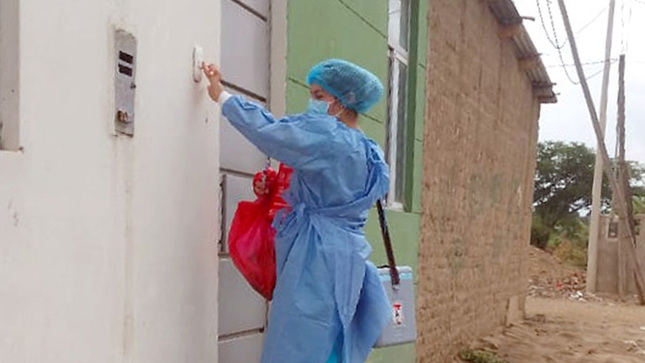 Geresa Lambayeque realiza vacunación de bloqueo ante caso de Tos Ferina en Pacora