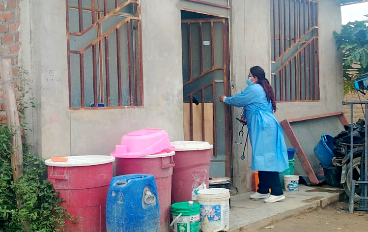 Geresa Lambayeque realiza vacunación de bloqueo ante caso de Tos Ferina en Pacora