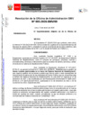 Vista preliminar de documento Resolución de la Oficina de Administración SMV Nº 005-2026-SMV/08 