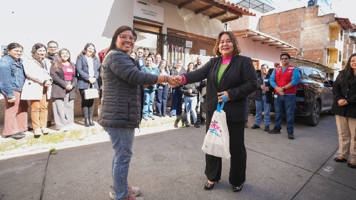 Coordinadora de Cuna Más en Cajamarca asume funciones y compromisos de trabajar en favor del desarrollo infantil temprano en la región