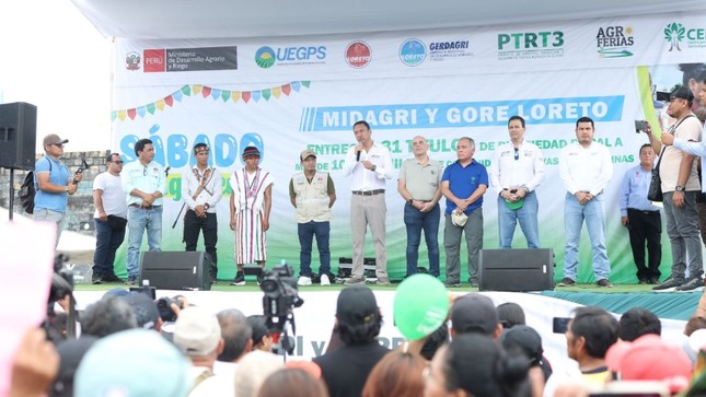 Títulos de propiedad de comunidades nativas en Loreto