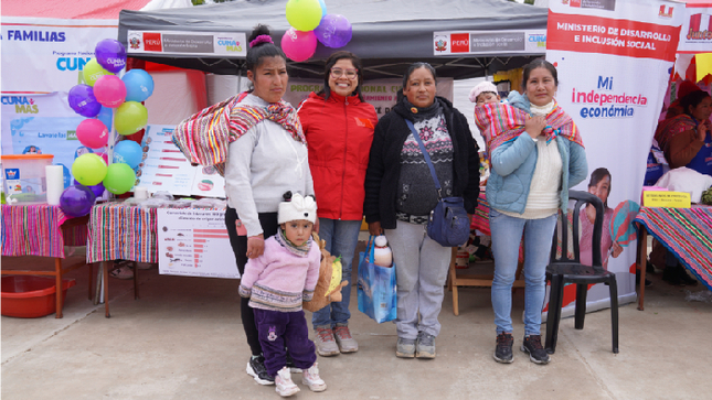Midis desarrolla intervención multisectorial en favor de población más vulnerable en la región Junín