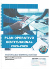 Vista preliminar de documento Plan Operativo Institucional 2026 - 2028