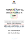 Vista preliminar de documento AGENDA DE SESIÓN DE CONSEJO REGIONAL N° 003-2026-CR/GRL