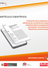 Vista preliminar de documento Evaluación de la calidad de los efluentes de curtiembre tratados mediante electrocoagulación y ozonización: caracterización fisicoquímica y ecotoxicológica