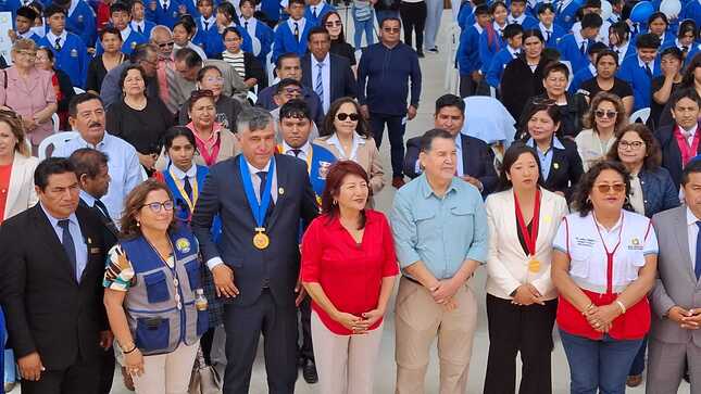 Nuevo colegio “Gerardo Salomón Mejía Saco” es inaugurado por el GORE Lima en Cerro Azul – Cañete.
