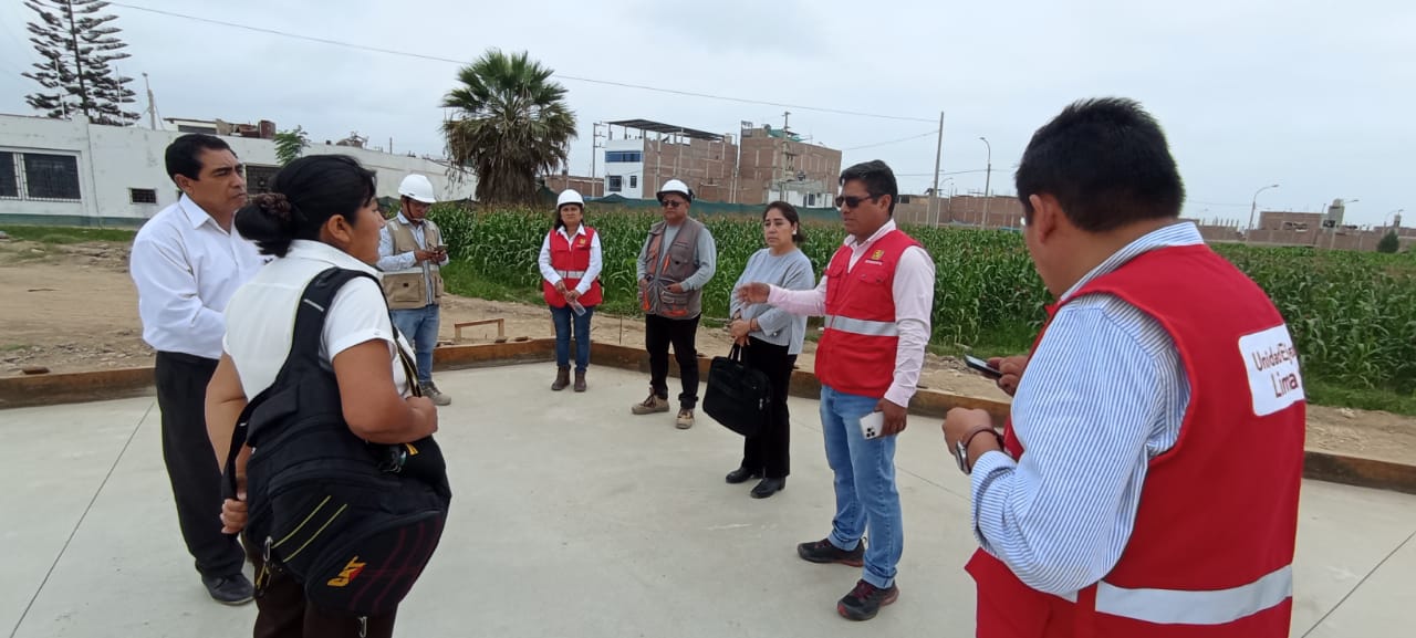 Trabajos de contingencia en la IE virgen del Carmen  tiene un 50 % avance de la obra.