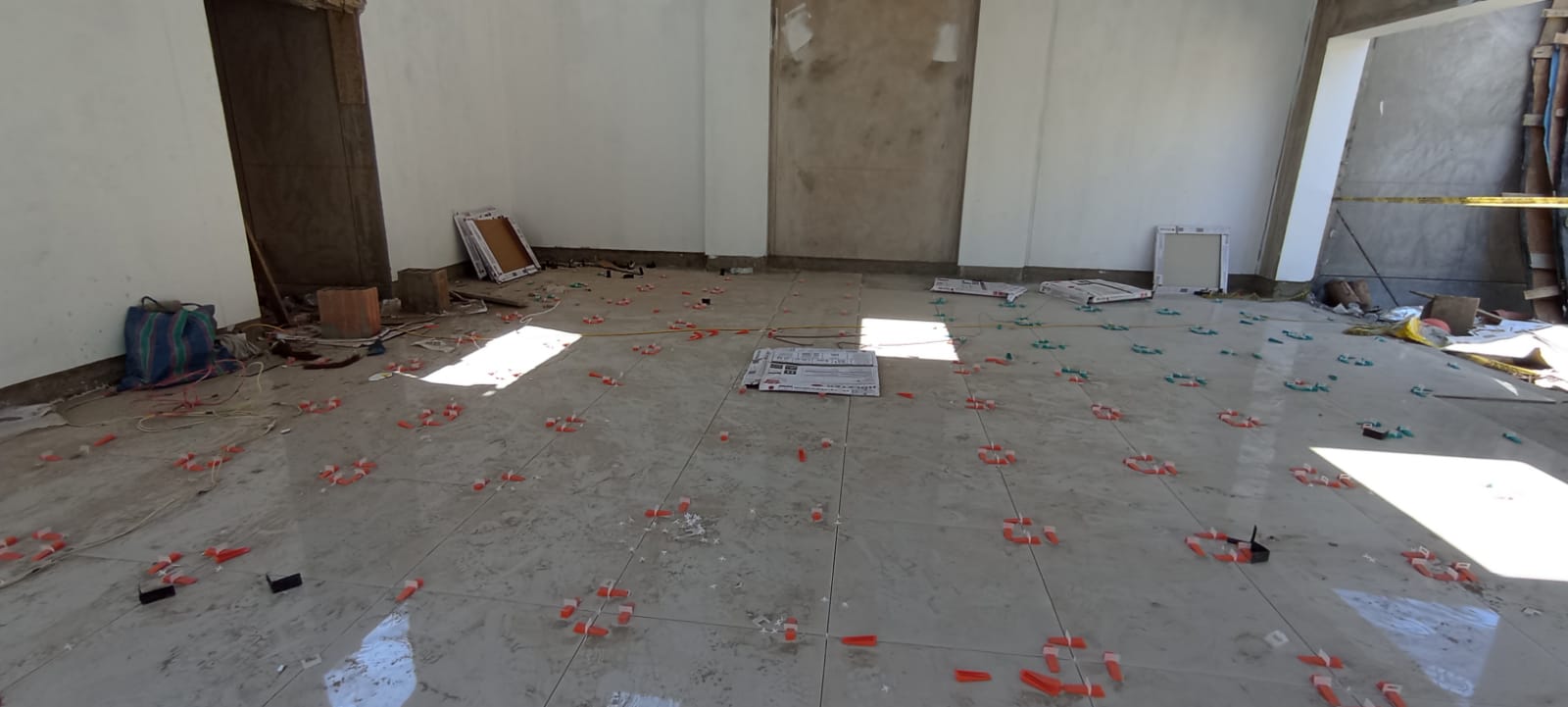 80 % avance de la obra del centro de salud de nivel I-II en el distrito de Calango.