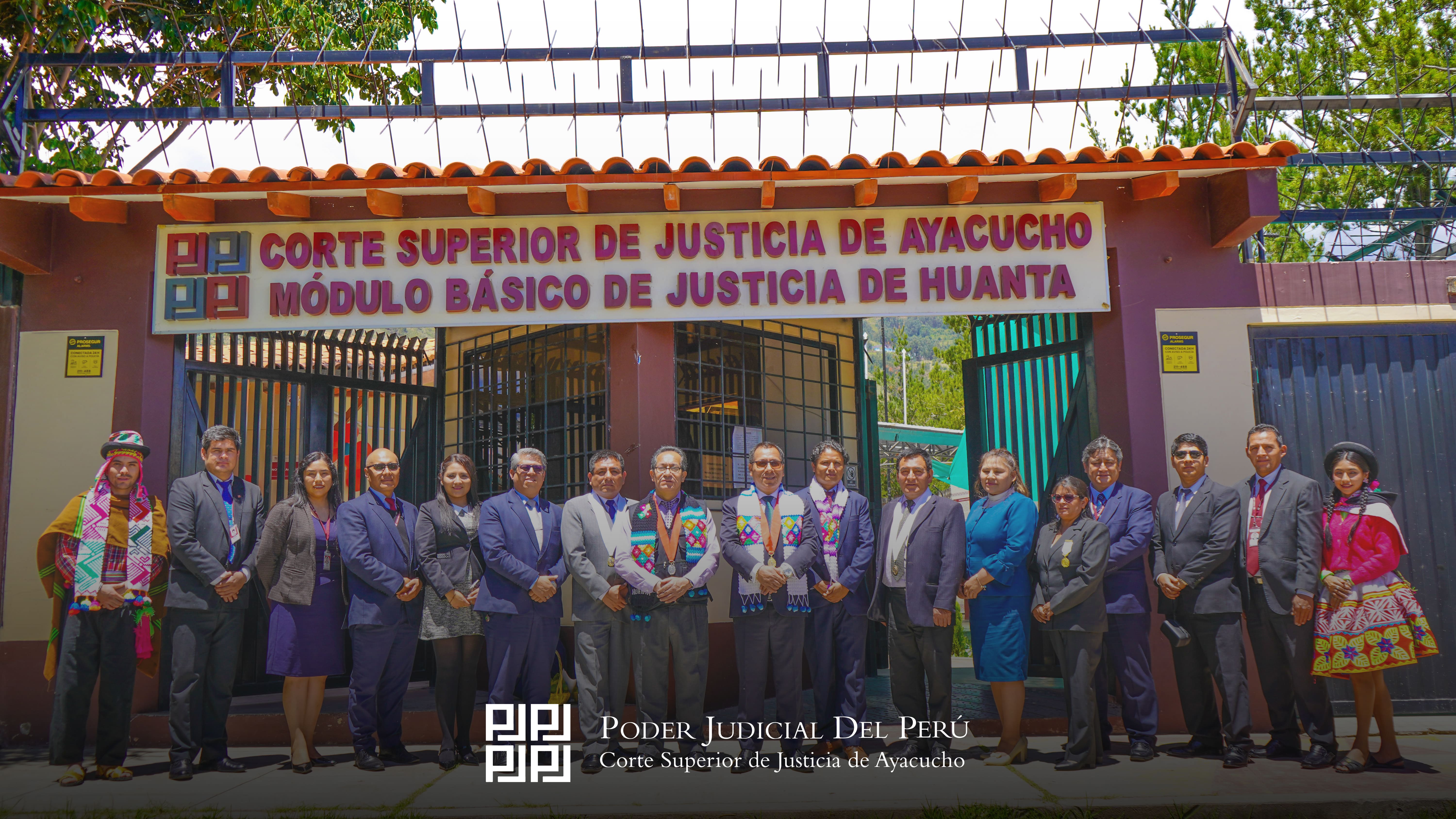 Corte de Ayacucho inaugura el SERNOT Huanta para fortalecer un servicio de justicia más cercano y oportuno
