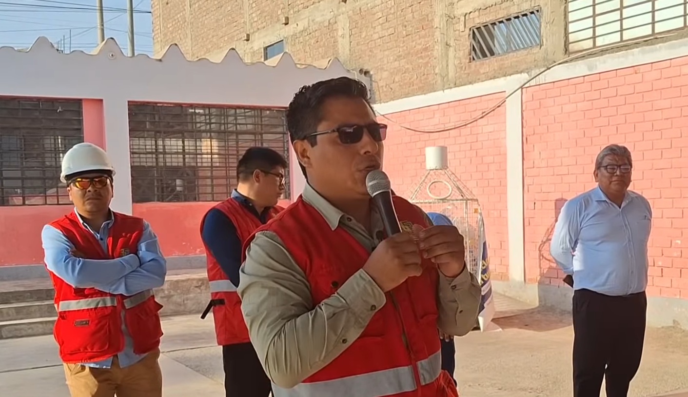 Confirman agenda y coordinan actividad de puesta de la primera piedra e inicio de la construcción de la I.E. N° 20193.