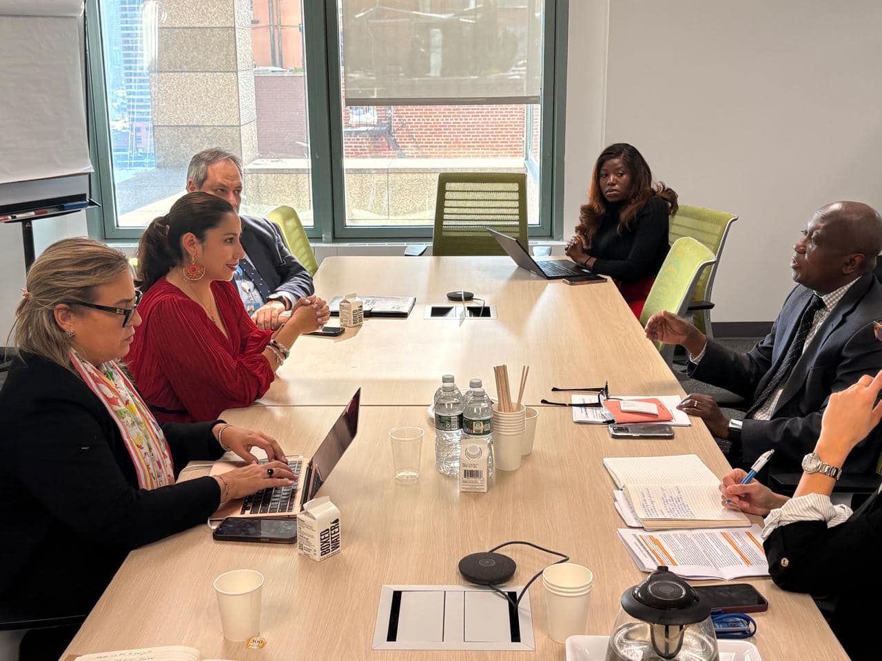 Titular del Midis sostuvo reuniones bilaterales en el marco de su participación en el 64.º periodo de sesiones de la Comisión de Desarrollo Social de la ONU.