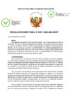 Vista preliminar de documento Resolución Directoral Nº 00001-2026-INIA-DIDET