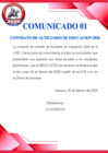 Vista preliminar de documento COMUNICADO 1 AUXILIARES