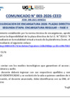 Vista preliminar de documento COMUNICADO 0003-2026-CEED - ADJUDICACION PLAZAS DIRECTIVAS 2026 - Fase II