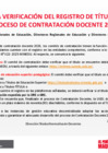 Vista preliminar de documento Circular 024-2026 SOBRE LA VERIFICACIÓN DEL REGISTRO DE TÍTULOS EN EL PROCESO DE CONTRATACIÓN DOCENTE 2026