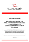 Vista preliminar de documento Texto Integrado de la Estructura Orgánica y Reglamento de Organización y Funciones de la CGR - Junio 2023