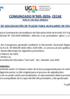 Vista preliminar de documento COMUNICADO N°005-2026- ADJUDICACION DE PLAZAS DE CONTRATO (2)