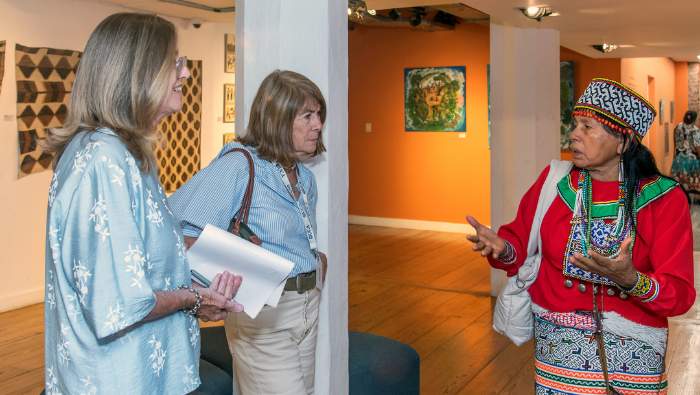 Arte peruano destacó en la inauguración de la Primera Bienal de Arte Indígena de Buenos Aires
