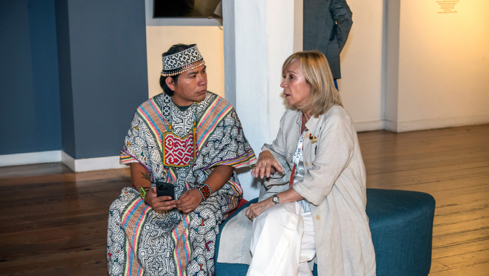 Arte peruano destacó en la inauguración de la Primera Bienal de Arte Indígena de Buenos Aires