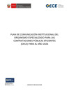 Vista preliminar de documento Plan de Comunicación Institucional del OECE