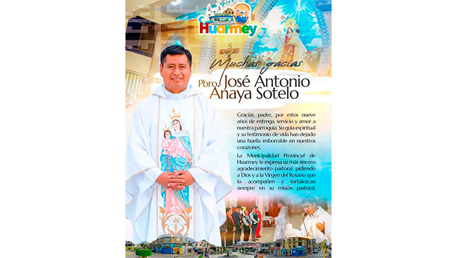 Gracias, por tanto, padre José Antonio