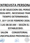 Vista preliminar de documento CRONOGRAMA ENTREVISTA PERSONAL