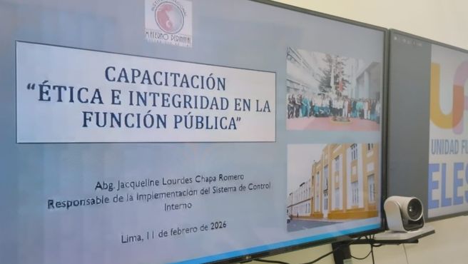 Archivo jpg muestra la pantalla de la charla virtual 