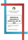 Vista preliminar de documento Reporte de Seguimiento Semestral del Plan Estratégico Institucional (PEI) 2025