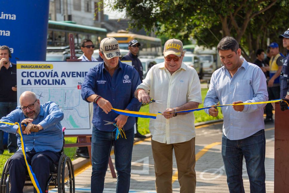 Inauguran ciclovía La Molina-Ate con visión integral de movilidad sostenible