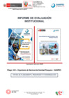 Vista preliminar de documento Informe de Evaluación Institucional Semestral 2023