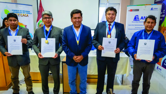Emsapuno participa en juramentación del Consejo Regional de Recursos Hídricos de la cuenca Titicaca periodo 2026 – 2027 