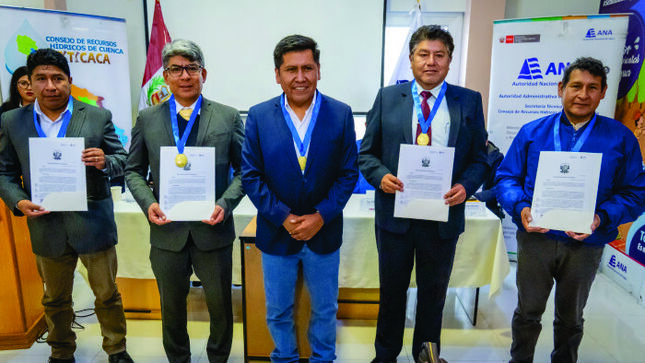 Emsapuno participa en juramentación del Consejo Regional de Recursos Hídricos de la cuenca Titicaca periodo 2026 – 2027