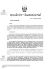 Vista preliminar de documento RVM N° 00015-2026-DE-VRD
