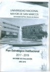 Vista preliminar de documento Informe de Evaluación del Plan Estratégico Institucional 2017-2019 / 2018 Anual