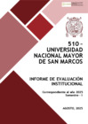 Vista preliminar de documento Informe de Evaluación Institucional PEI-POI 2025 - Primer Semestre